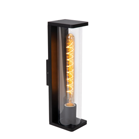 Lucide SLIGO - Wall light Indoor/Outdoor - 1xE27 - IP54 - Black