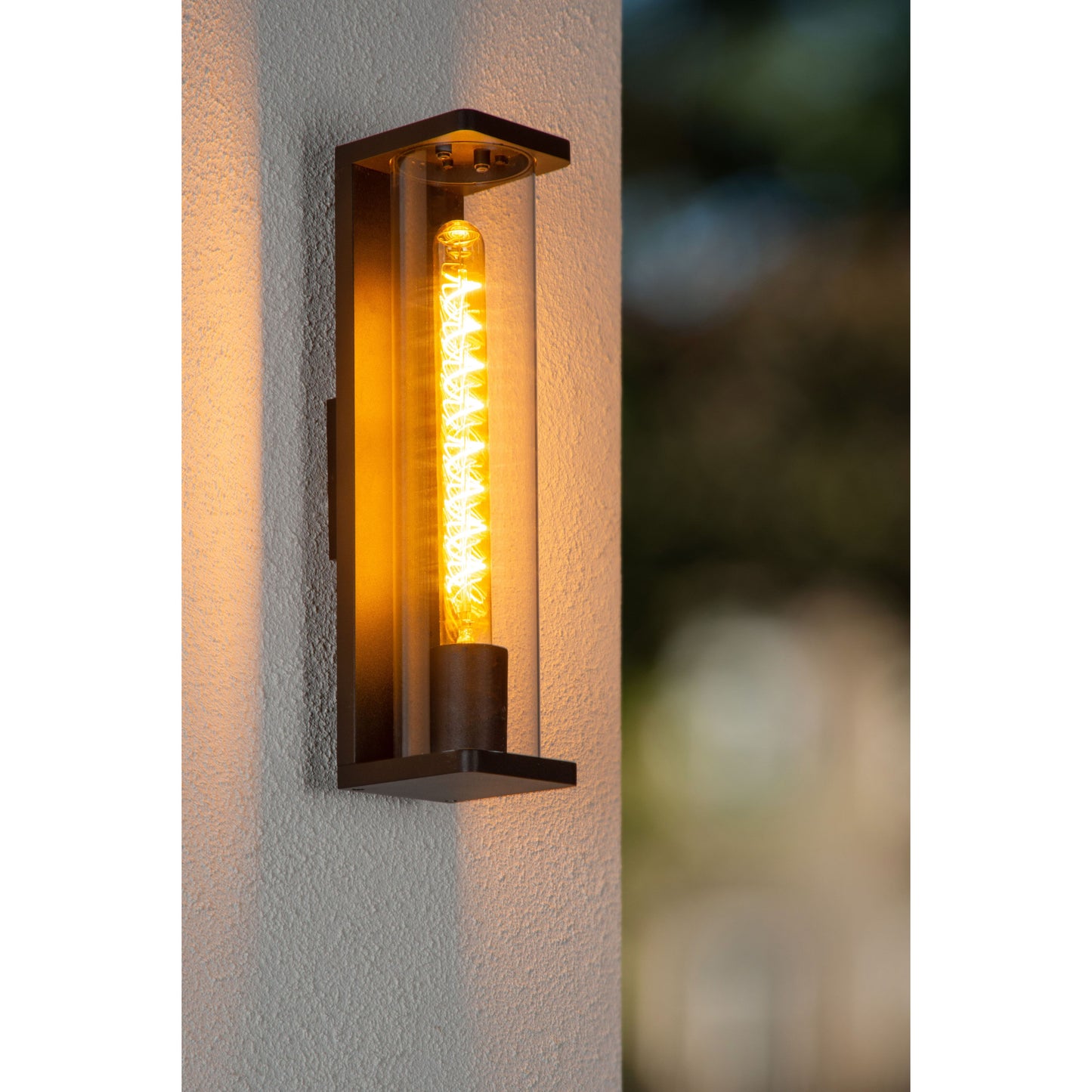 Lucide SLIGO - Wall light Indoor/Outdoor - 1xE27 - IP54 - Black