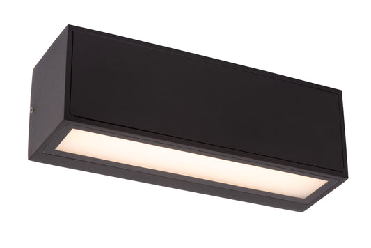 Lucide SUTTON - Wall light Indoor/Outdoor - LED Dim. - 1x2W 2850K/3150K - IP54 - Day/Night Sensor - Black