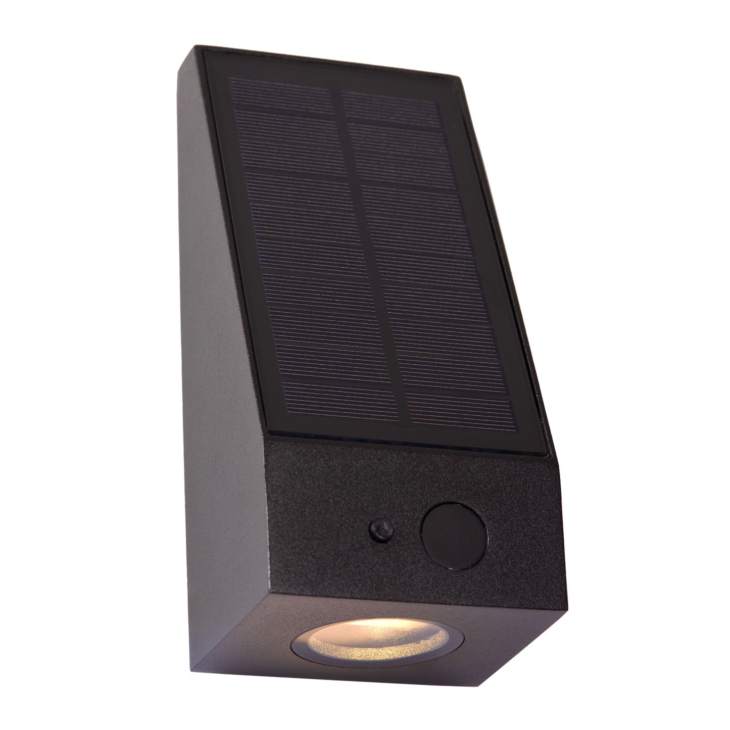 Lucide IRWIN - Wall light Indoor/Outdoor - LED Dim. - 1x2W 2850K/3150K - IP54 - Day/Night Sensor - Black