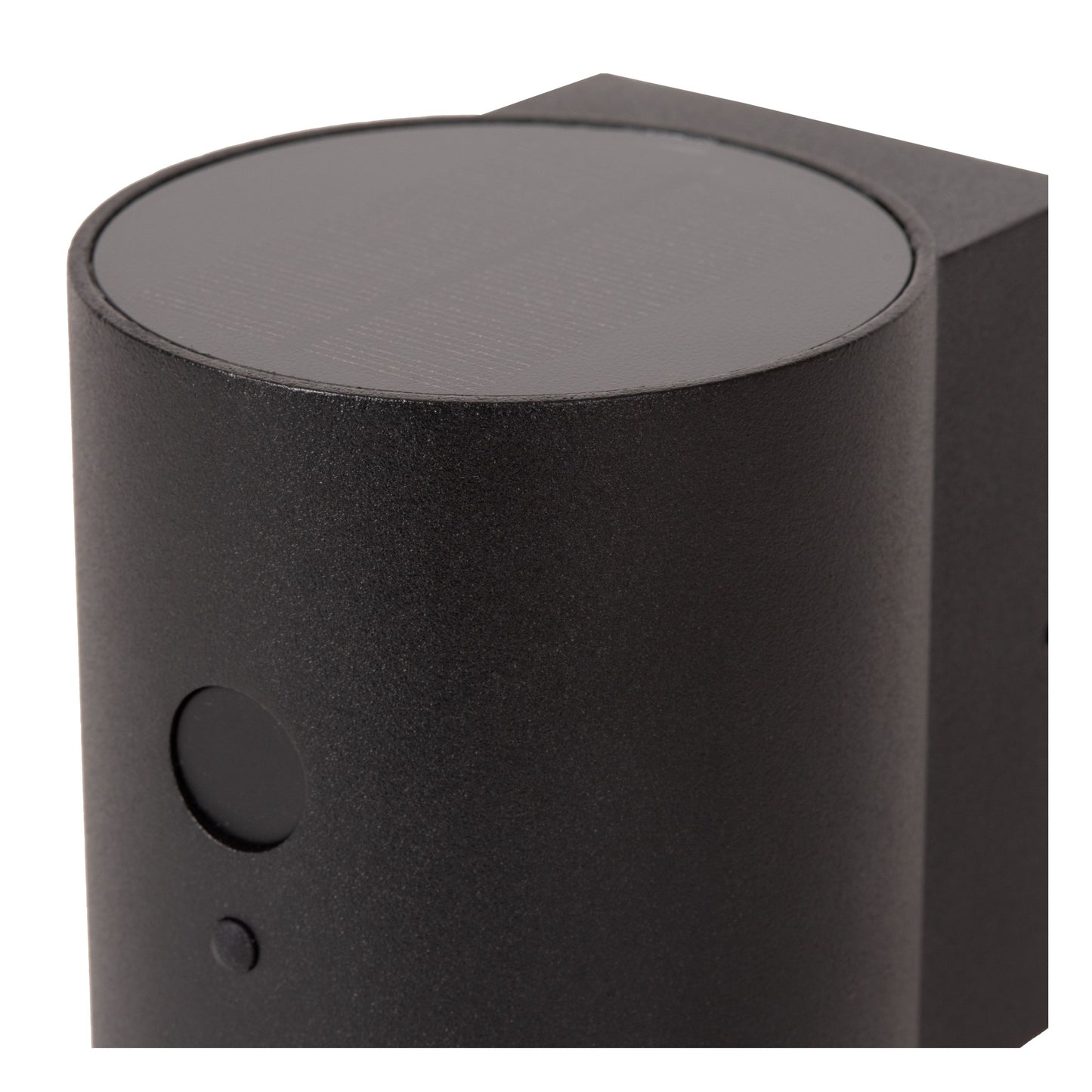 Lucide PERTH - Wall light Indoor/Outdoor - LED Dim. - 1x1W 2850K/3150K - IP65 - Day/Night Sensor - Black