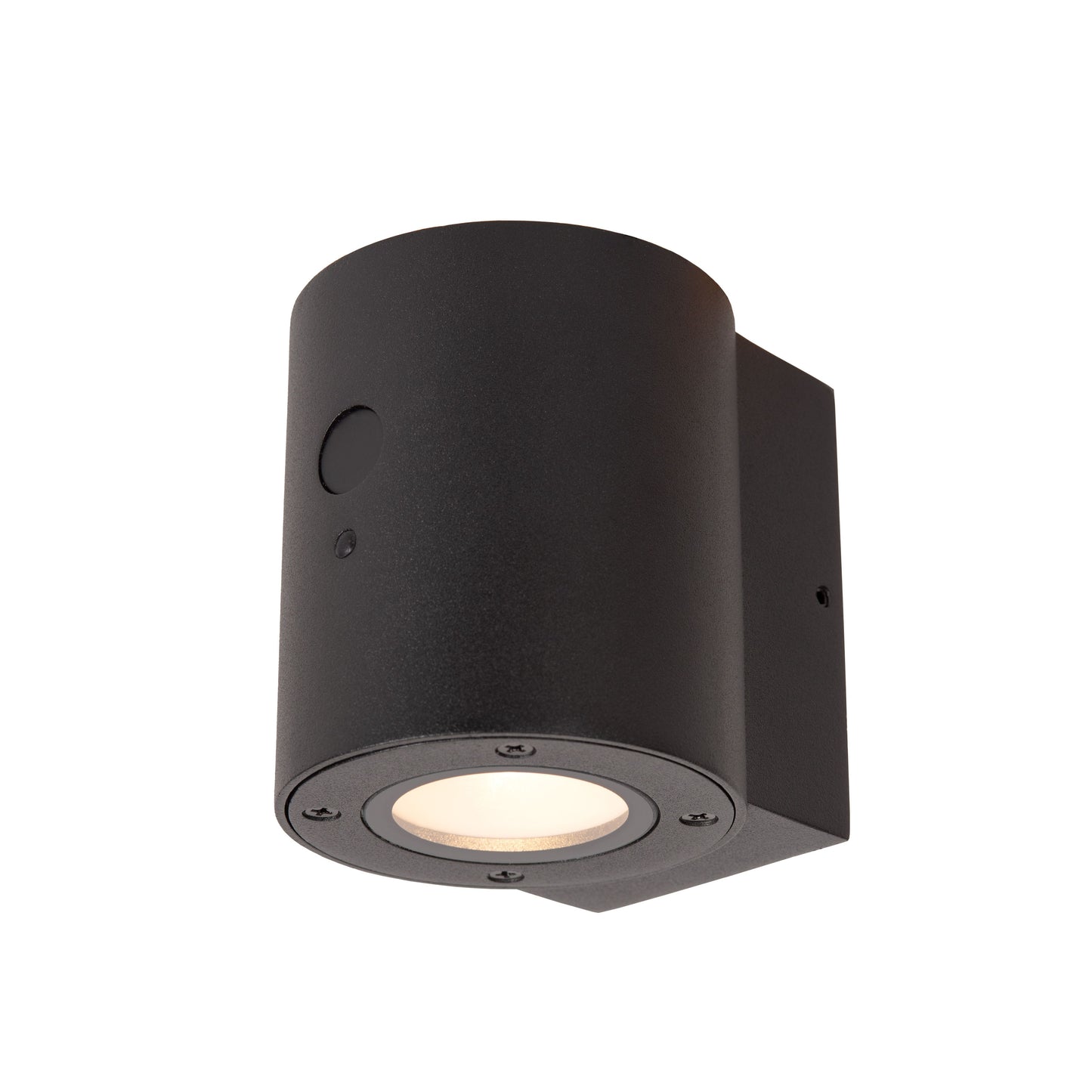 Lucide PERTH - Wall light Indoor/Outdoor - LED Dim. - 1x1W 2850K/3150K - IP65 - Day/Night Sensor - Black