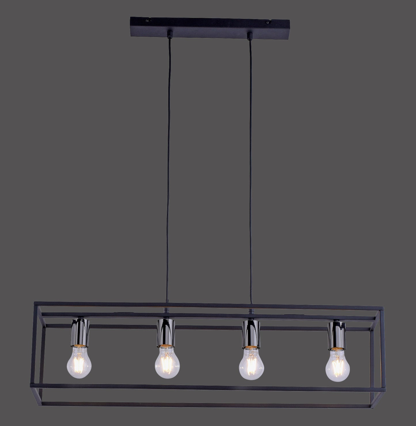 Fabio - Pendant Light - Black - By Just Light - (15854-18)