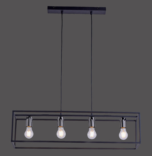 Fabio - Pendant Light - Black - By Just Light - (15854-18)