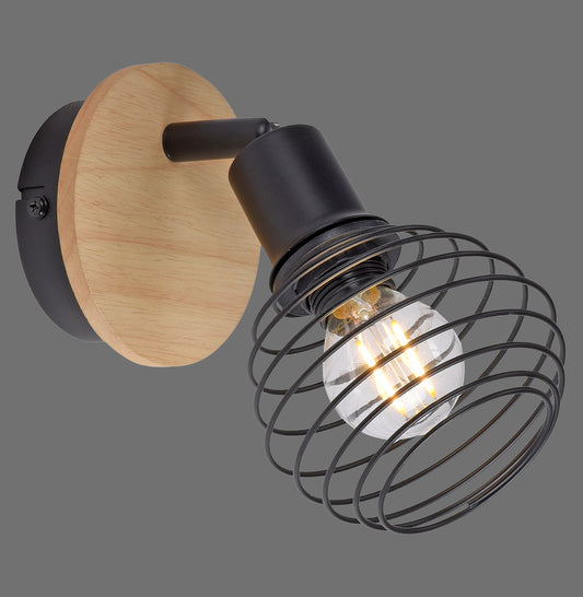 Eugen - Wall And Ceiling Light - Natural Wood - By Just Light - (15921-79)