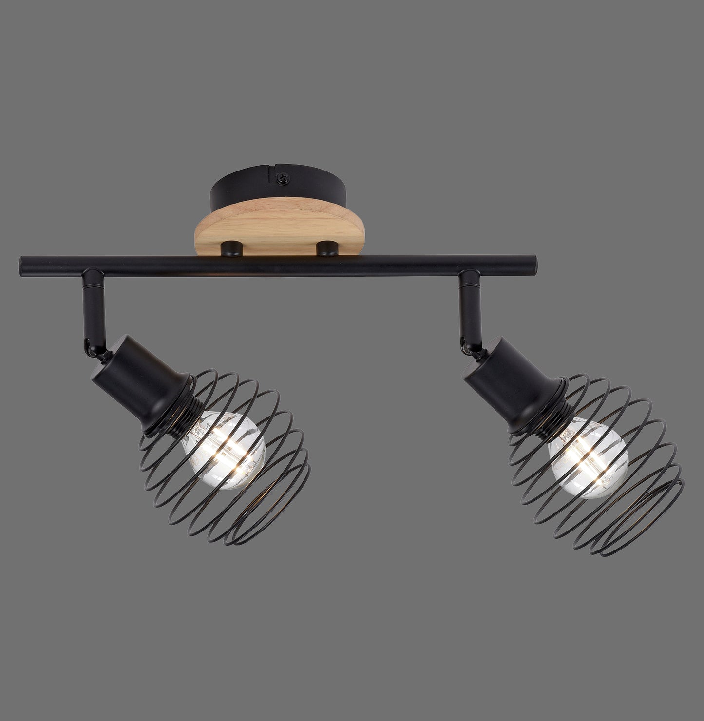 Eugen - Wall And Ceiling Light - Natural Wood - By Just Light - (15922-79)