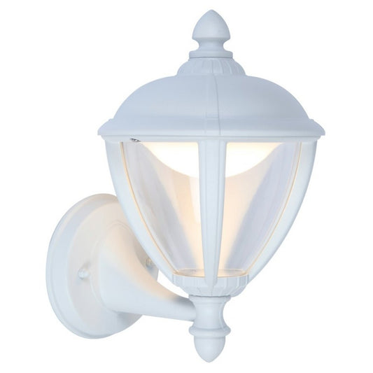 Lutec Unite Tradition Outdoor LED Wall Light Lantern White - Up - SPECIAL OFFER