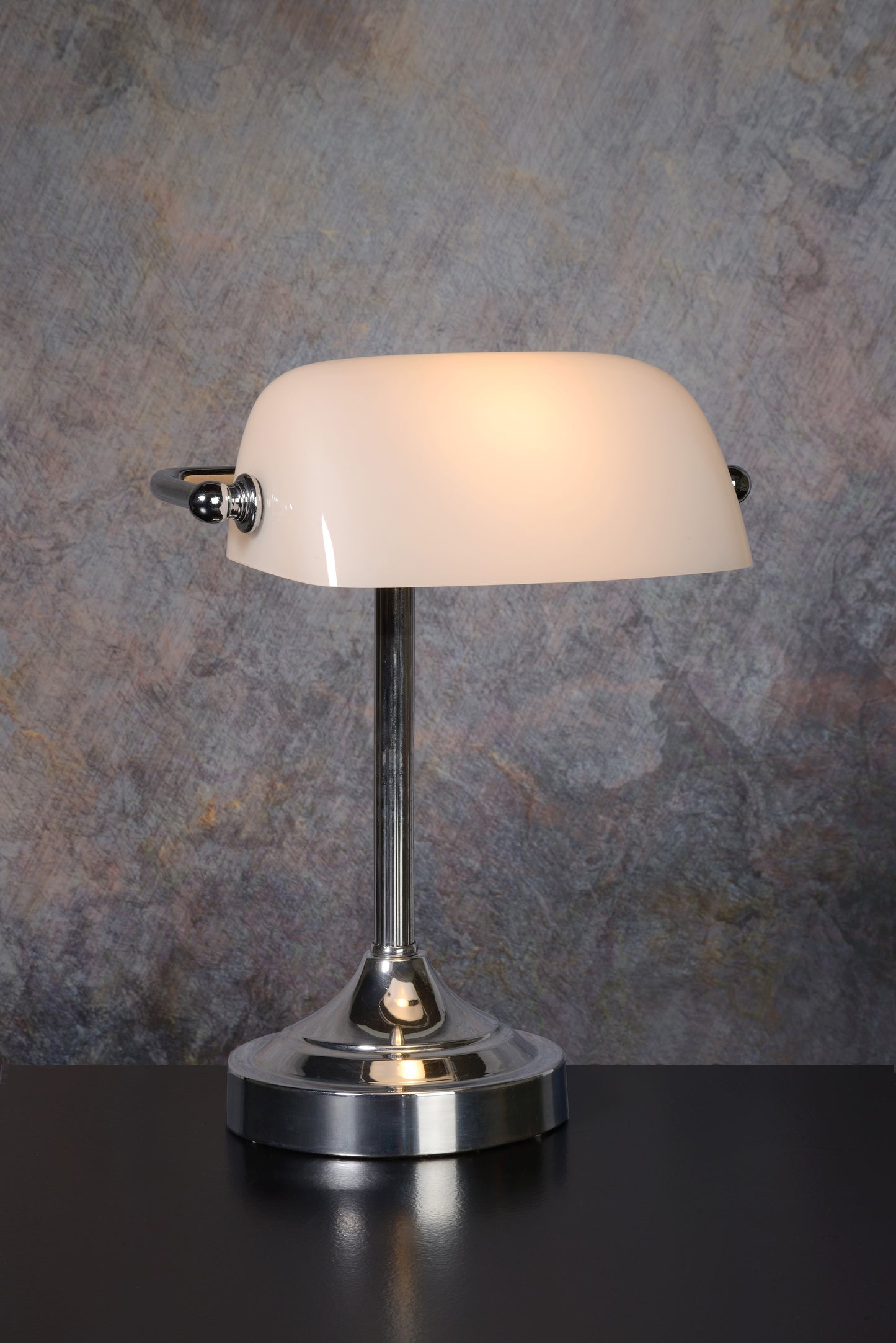 Lucide BANKER - Desk lamp - 1xE14 - Chrome