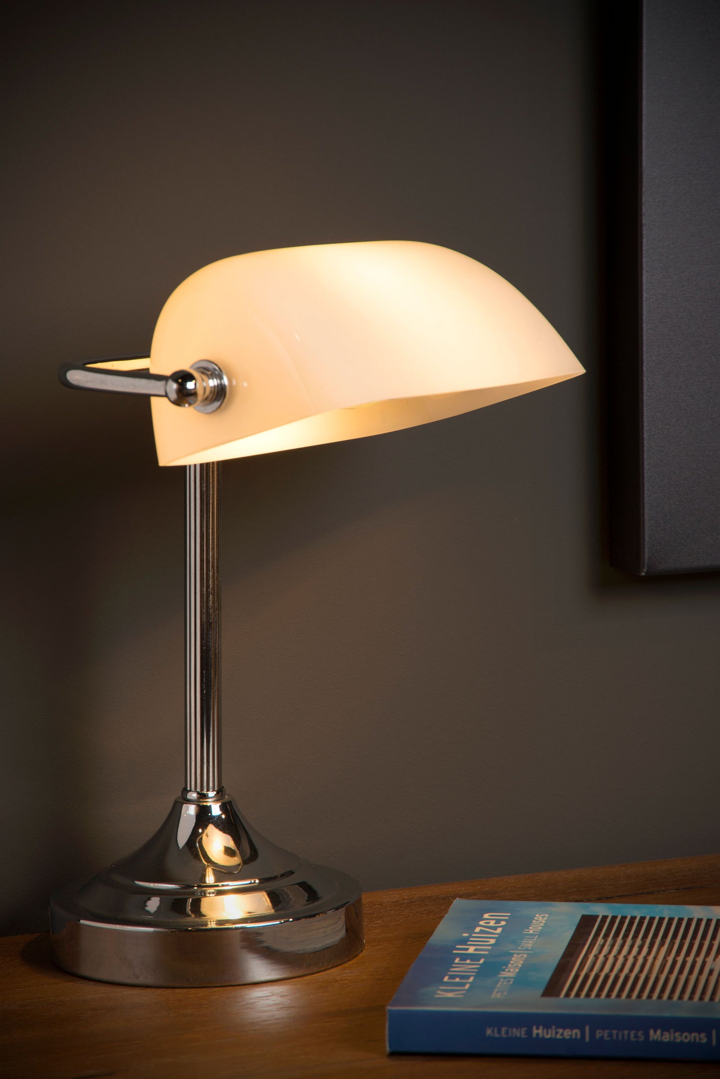 Lucide BANKER - Desk lamp - 1xE14 - Chrome