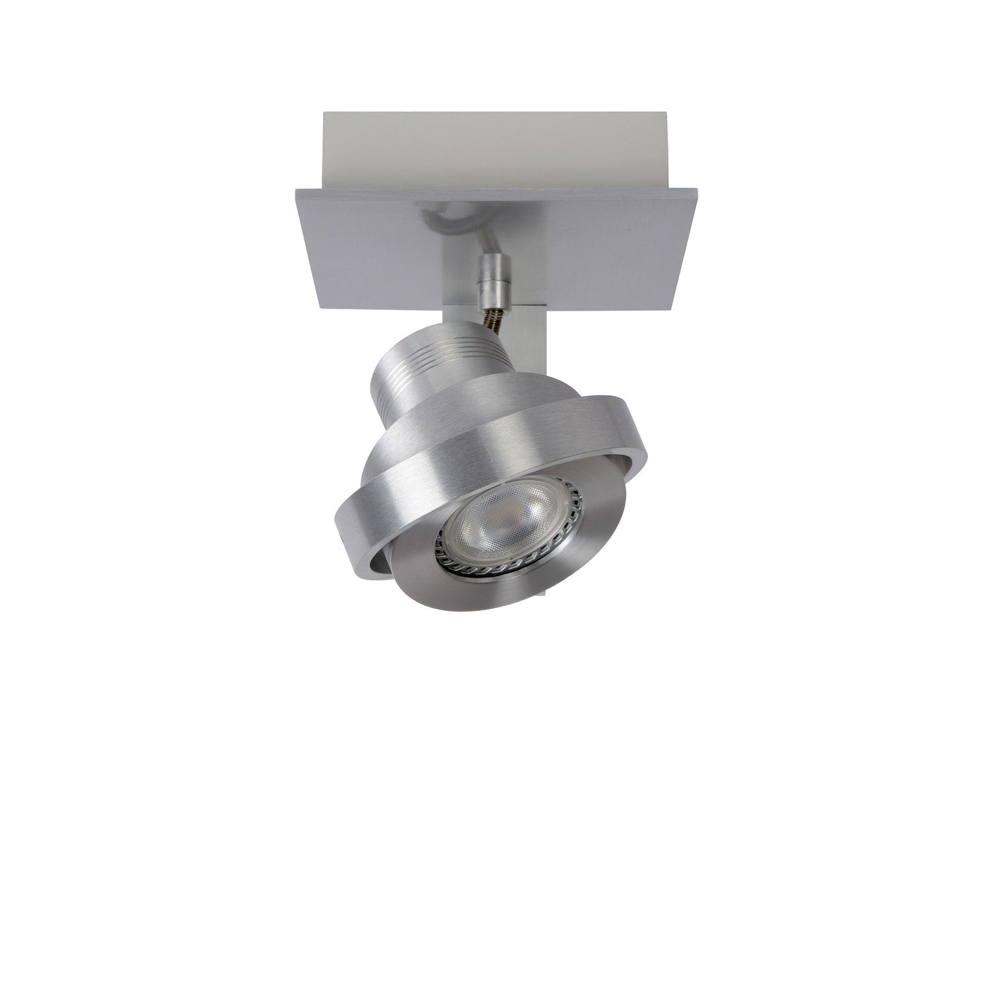 Lucide LANDA - Ceiling spotlight - LED Dim to warm - GU10 - 1x5W 2200K/3000K - Satin Chrome