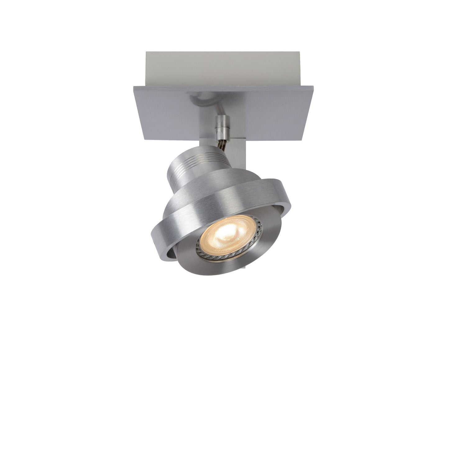 Lucide LANDA - Ceiling spotlight - LED Dim to warm - GU10 - 1x5W 2200K/3000K - Satin Chrome