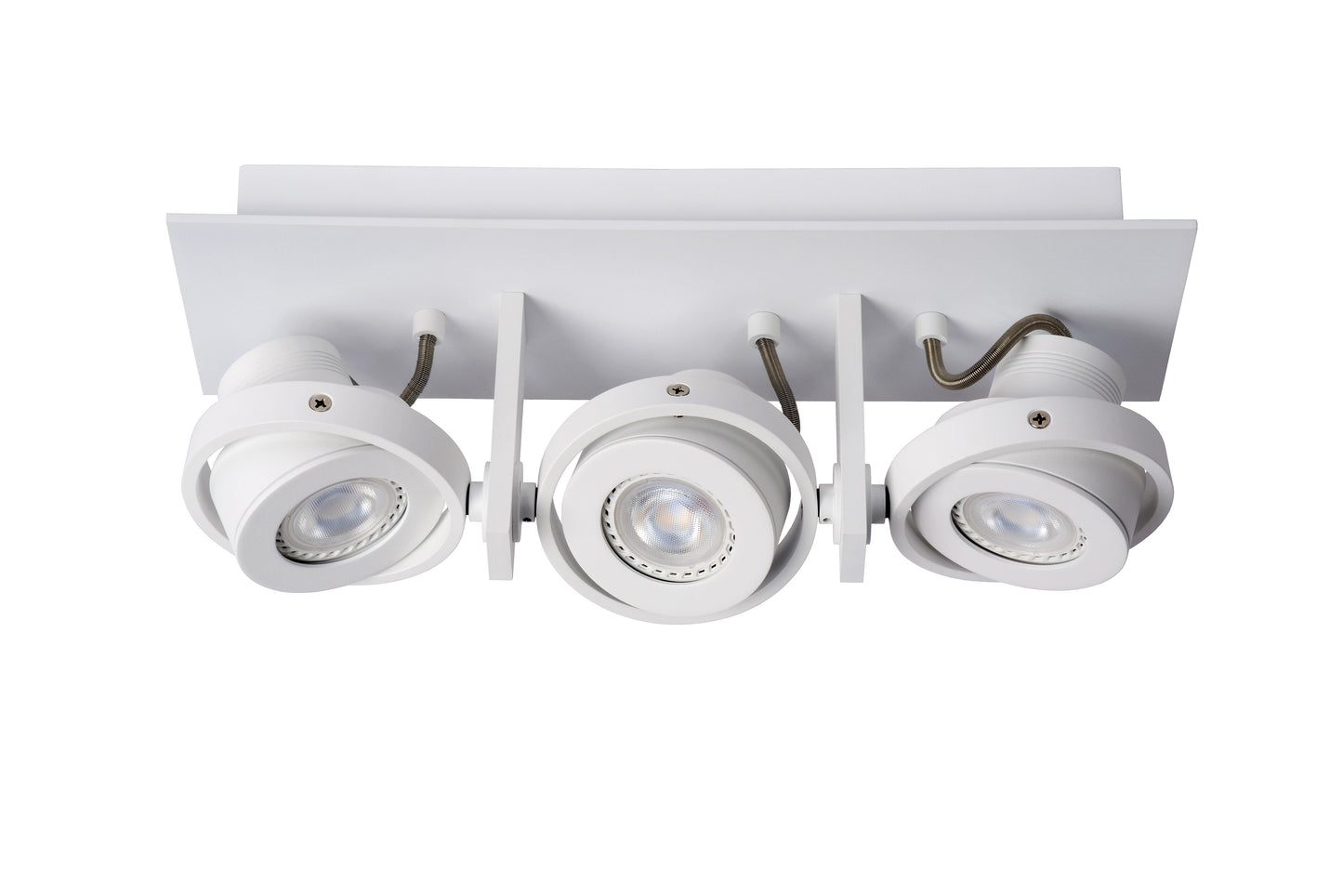 Lucide LANDA - Ceiling spotlight - LED Dim to warm - GU10 - 3x5W 2200K/3000K - White