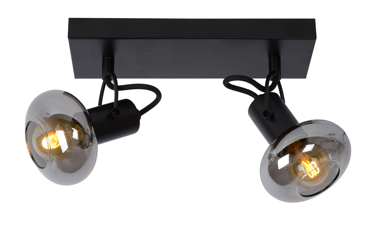 Lucide MADEE - Ceiling spotlight - 2xE14 - Black