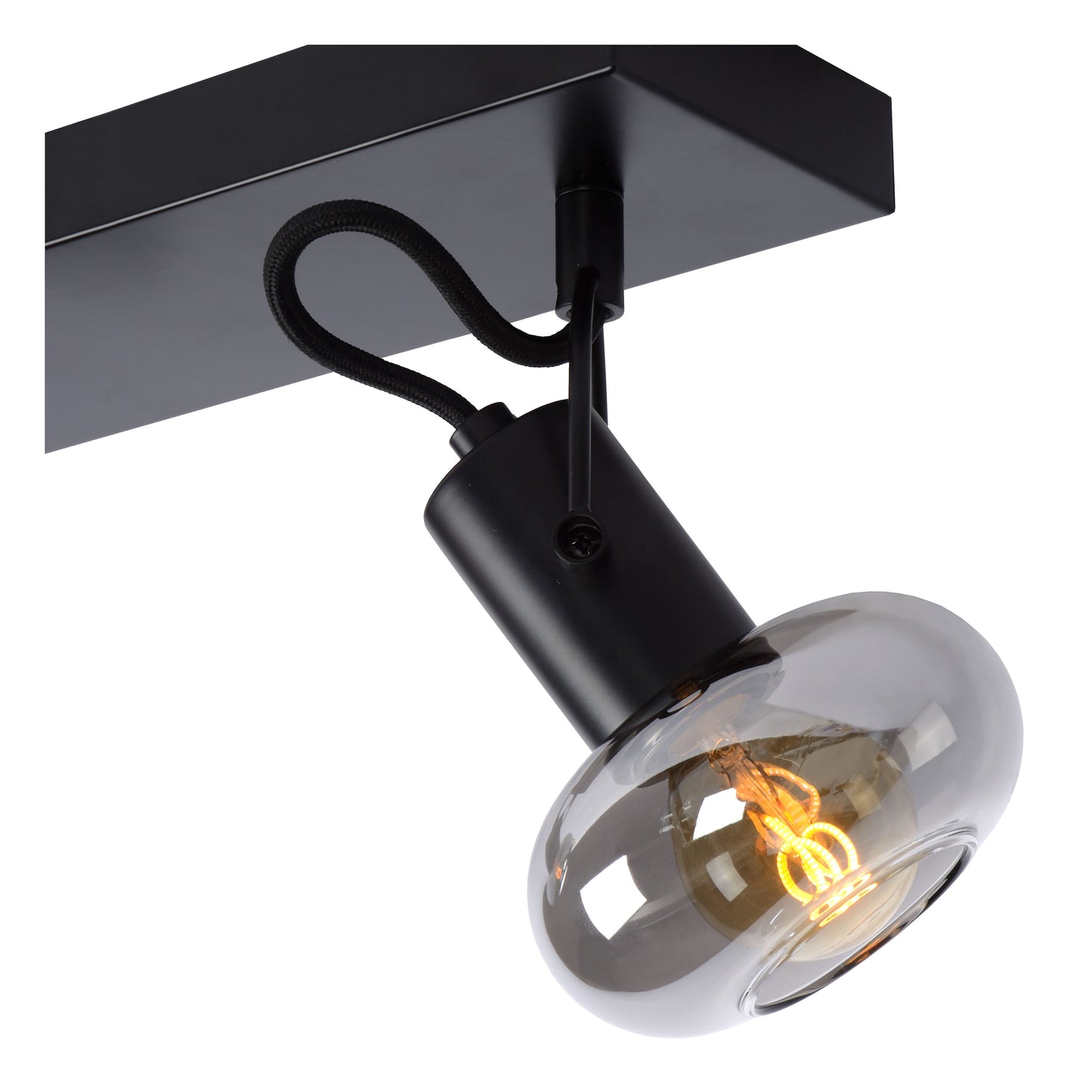 Lucide MADEE - Ceiling spotlight - 2xE14 - Black