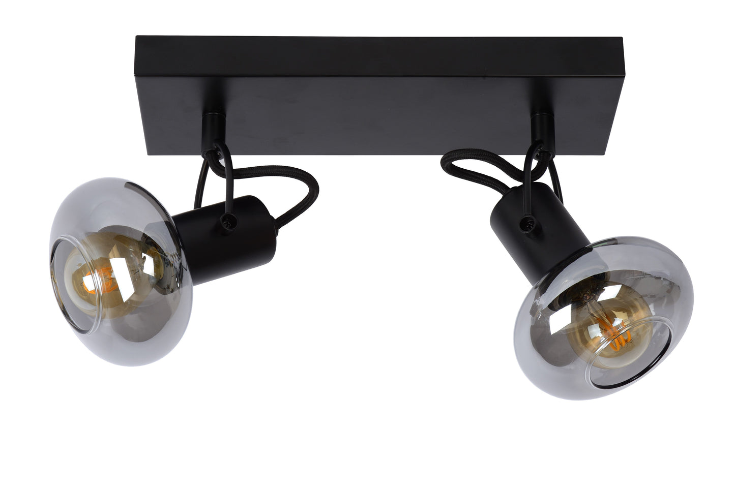 Lucide MADEE - Ceiling spotlight - 2xE14 - Black