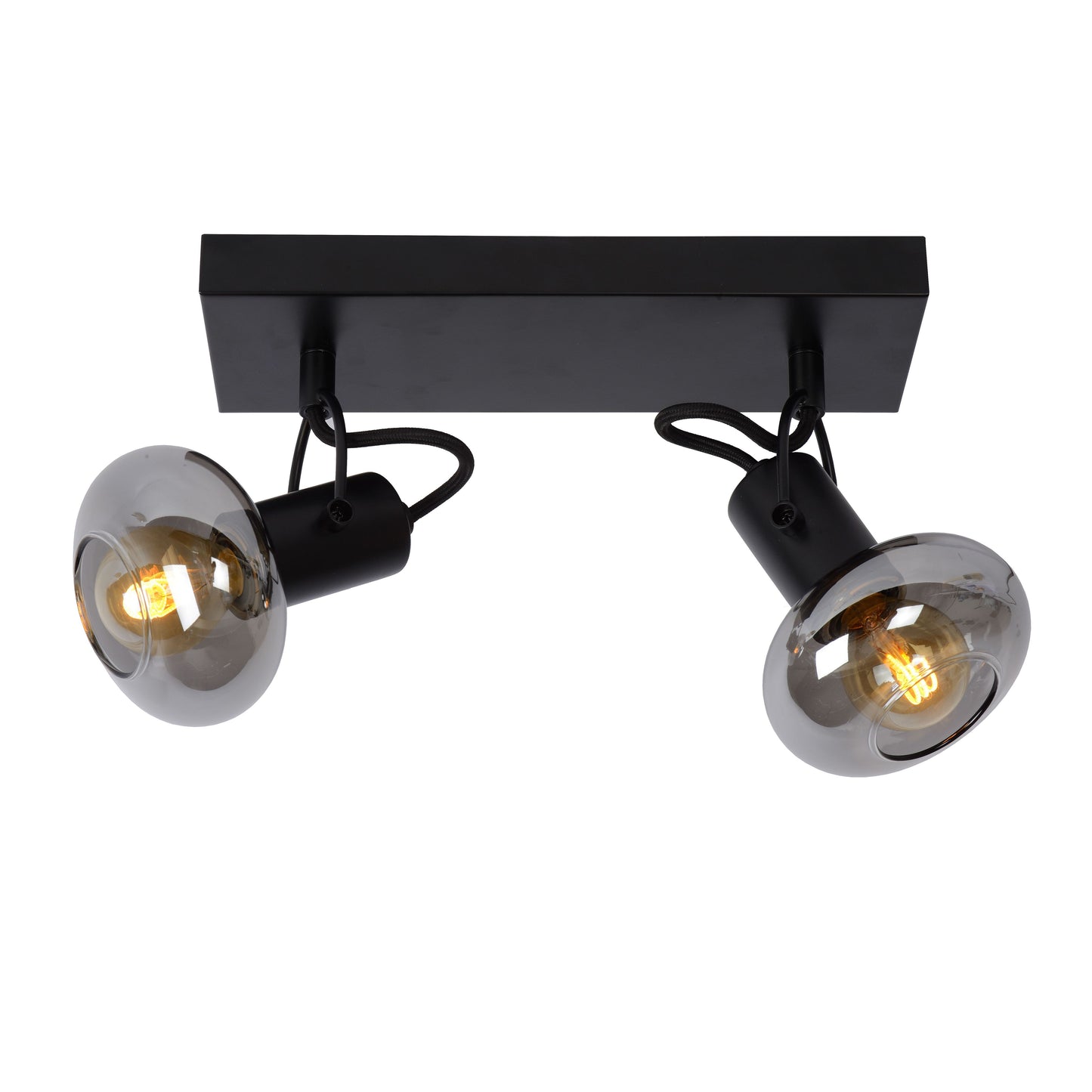 Lucide MADEE - Ceiling spotlight - 2xE14 - Black