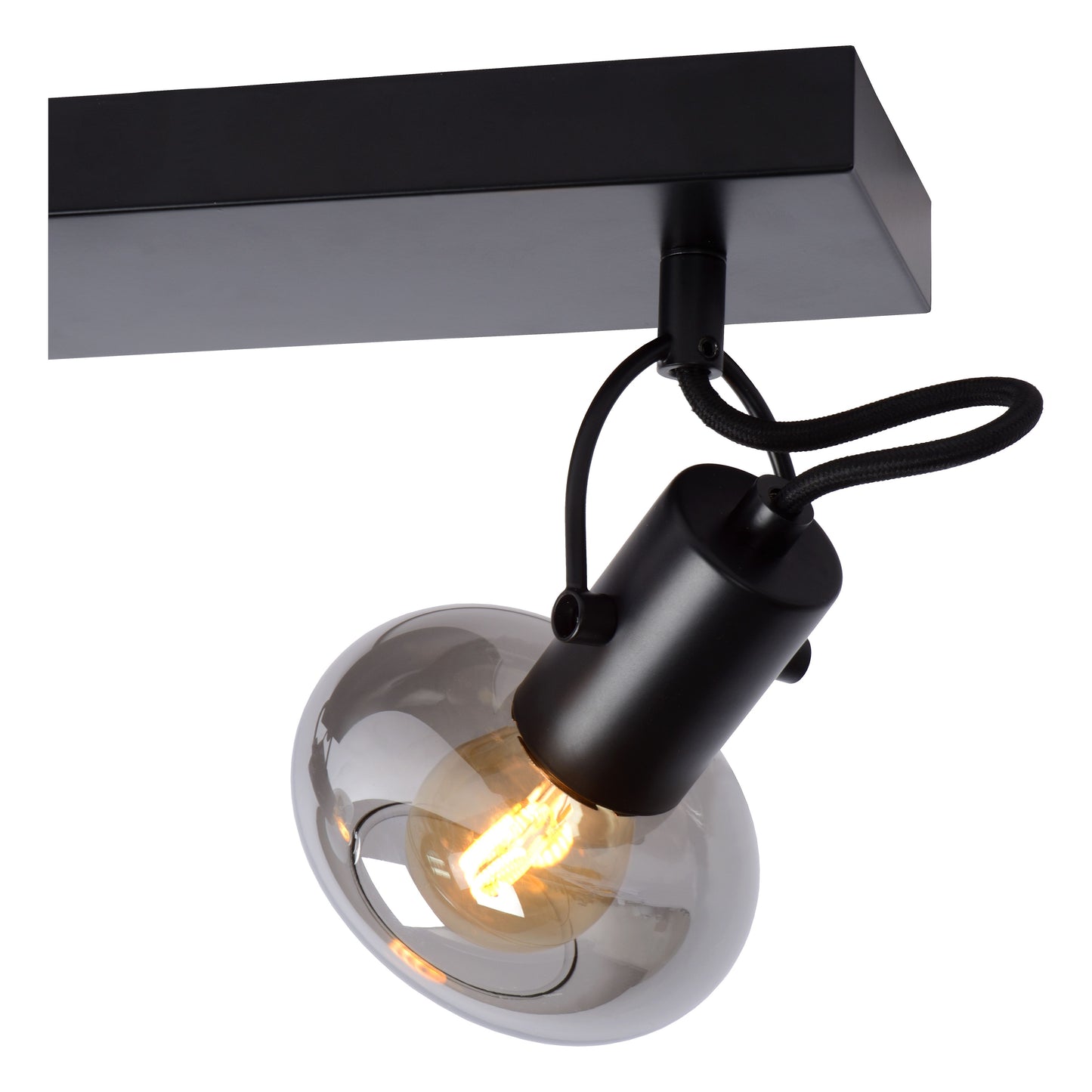 Lucide MADEE - Ceiling spotlight - 3xE14 - Black