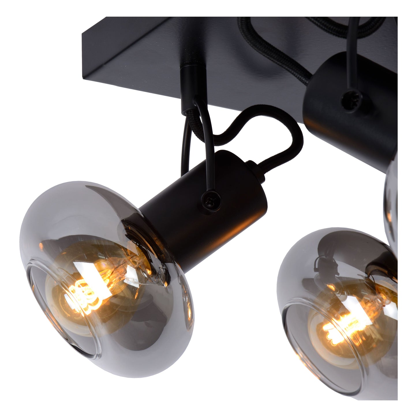 Lucide MADEE - Ceiling spotlight - 4xE14 - Black