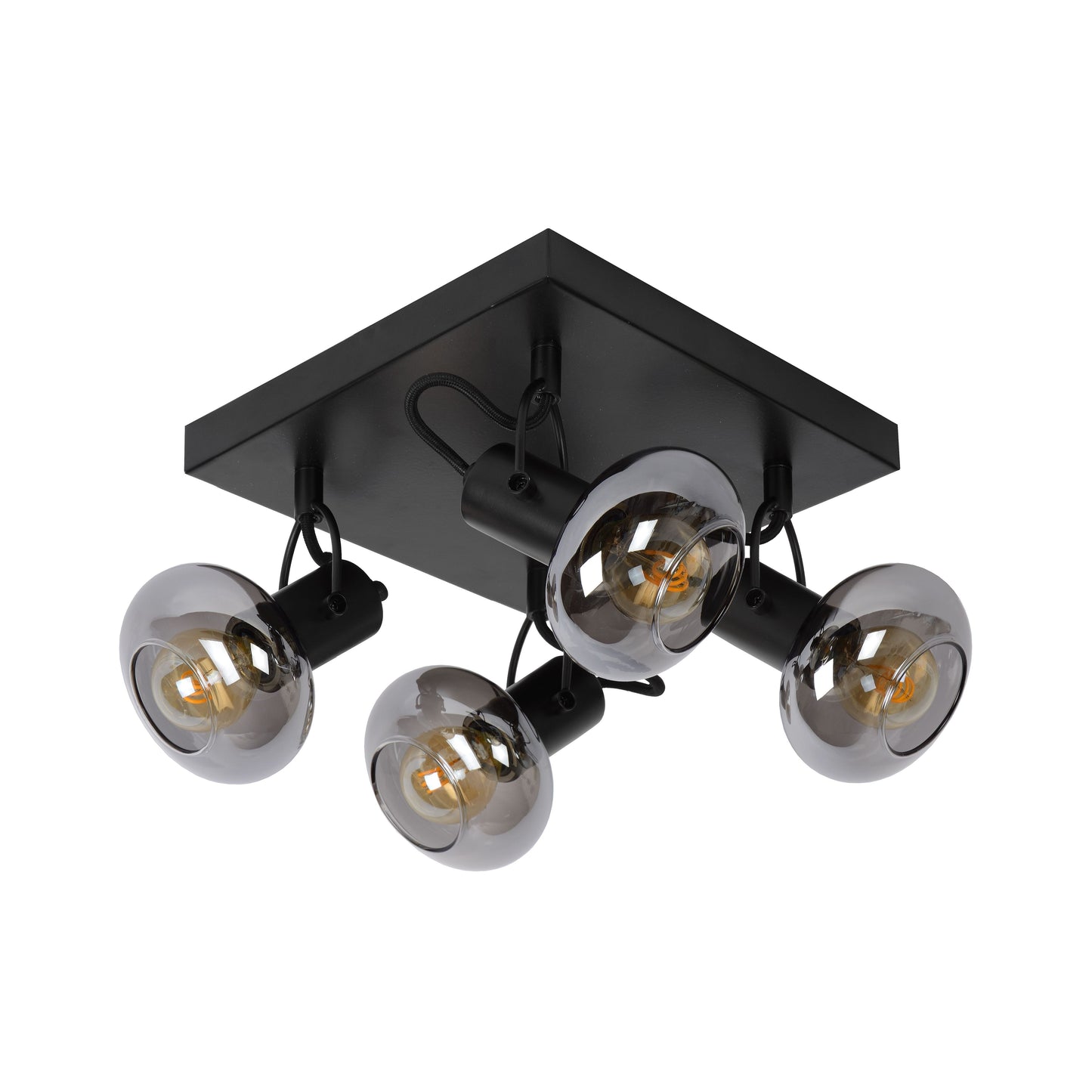 Lucide MADEE - Ceiling spotlight - 4xE14 - Black