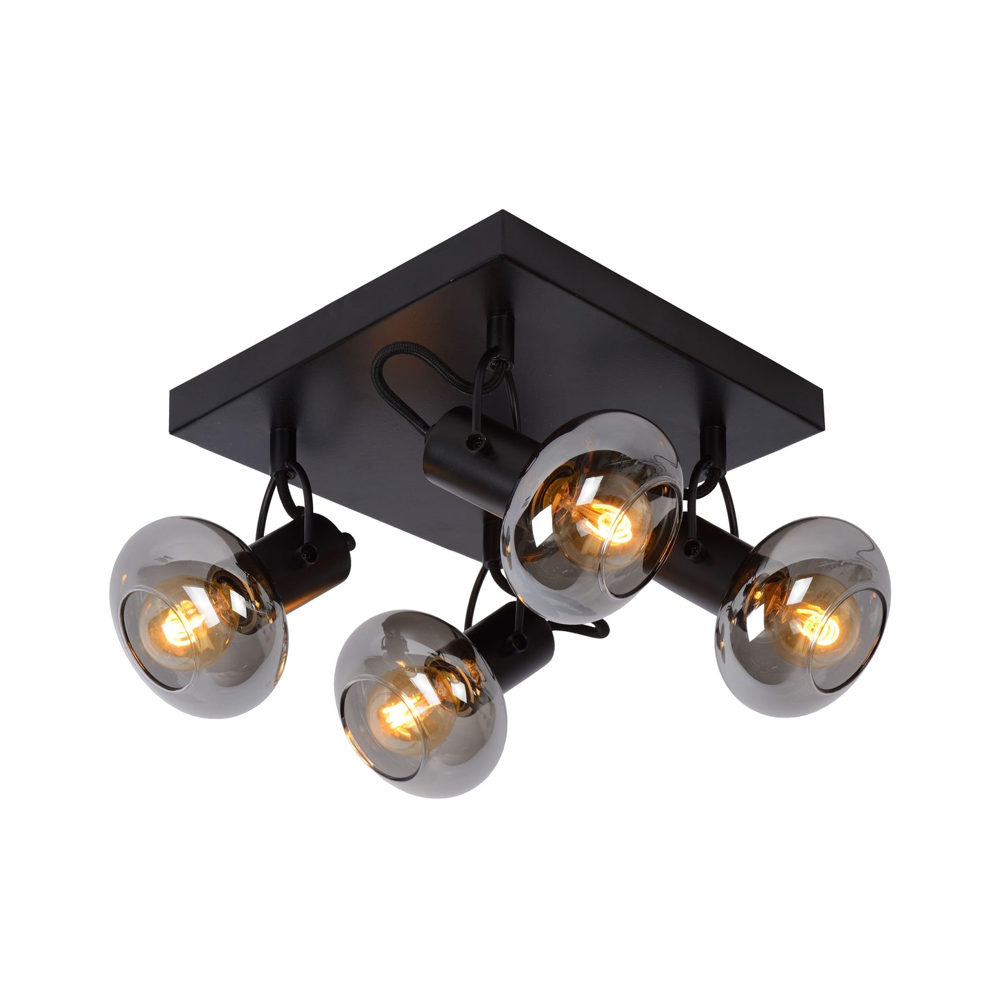 Lucide MADEE - Ceiling spotlight - 4xE14 - Black