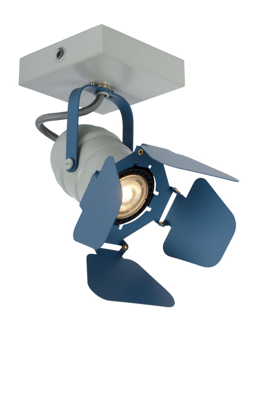 Lucide PICTO - Ceiling spotlight Children - 1xGU10 - Blue