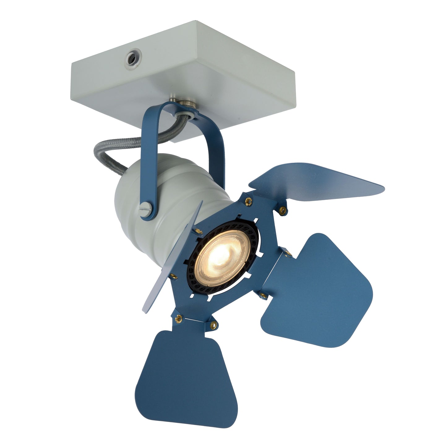 Lucide PICTO - Ceiling spotlight Children - 1xGU10 - Blue