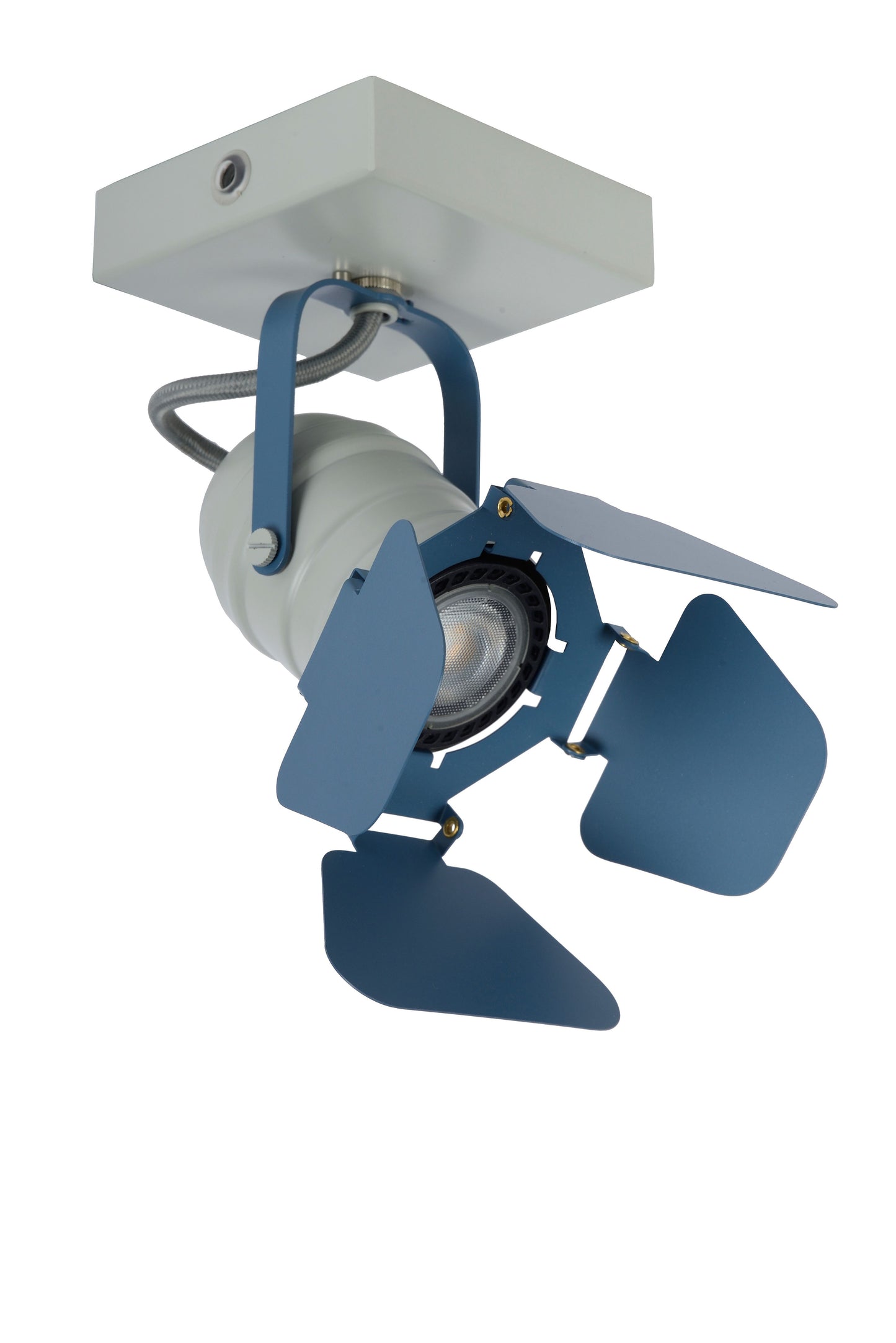 Lucide PICTO - Ceiling spotlight Children - 1xGU10 - Blue