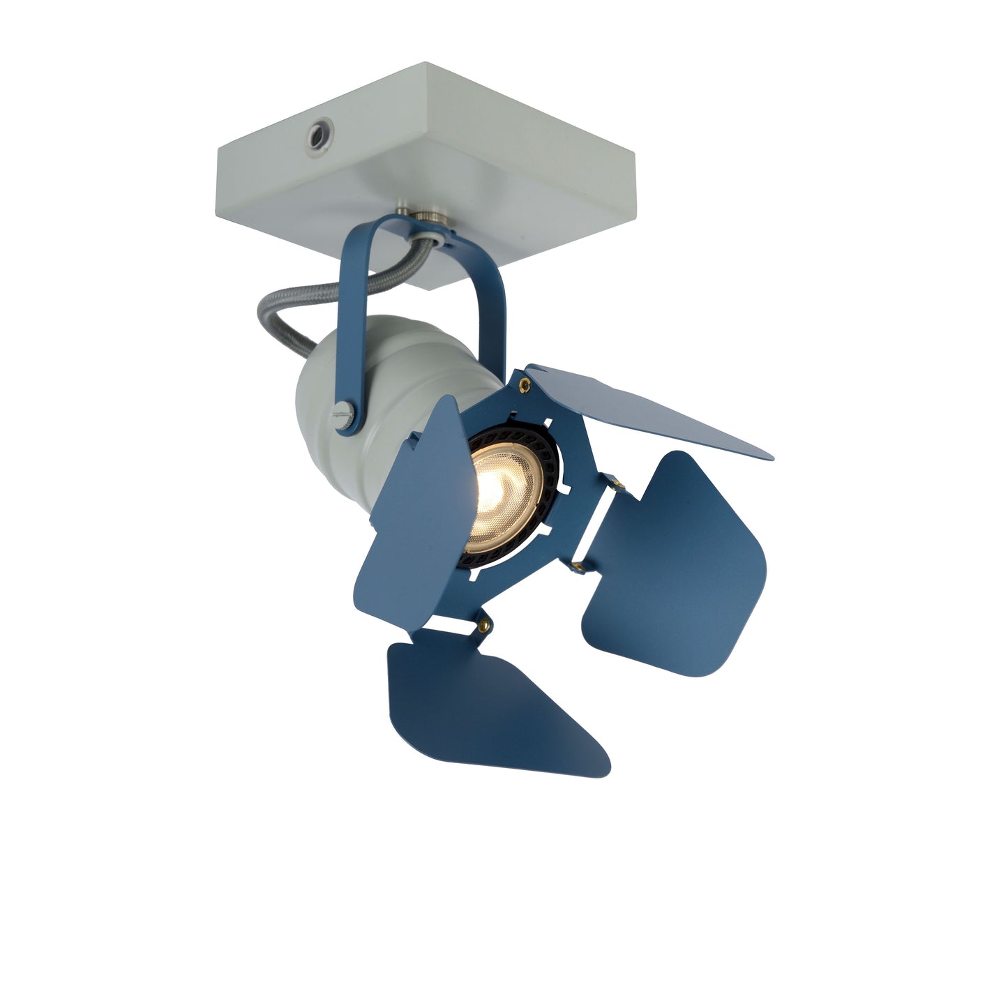 Lucide PICTO - Ceiling spotlight Children - 1xGU10 - Blue