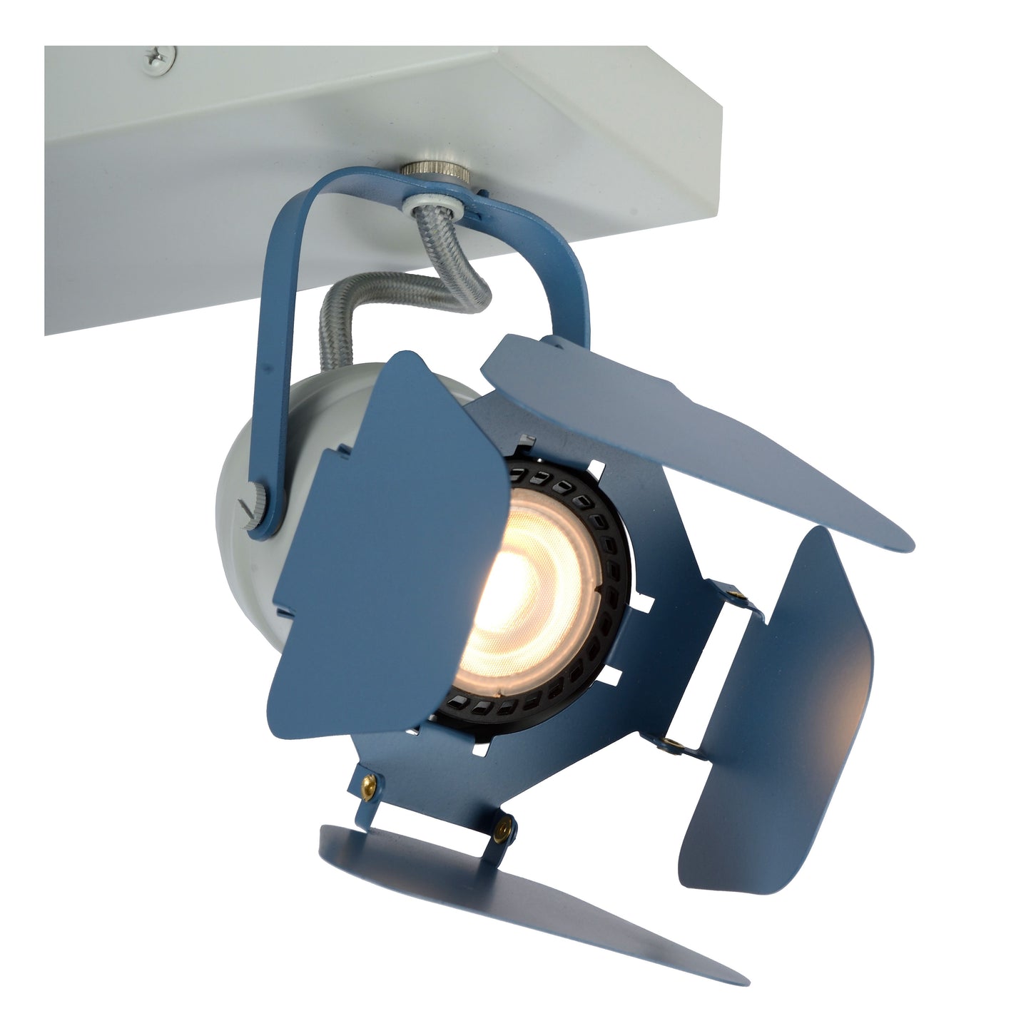 Lucide PICTO - Ceiling spotlight Children - 2xGU10 - Blue