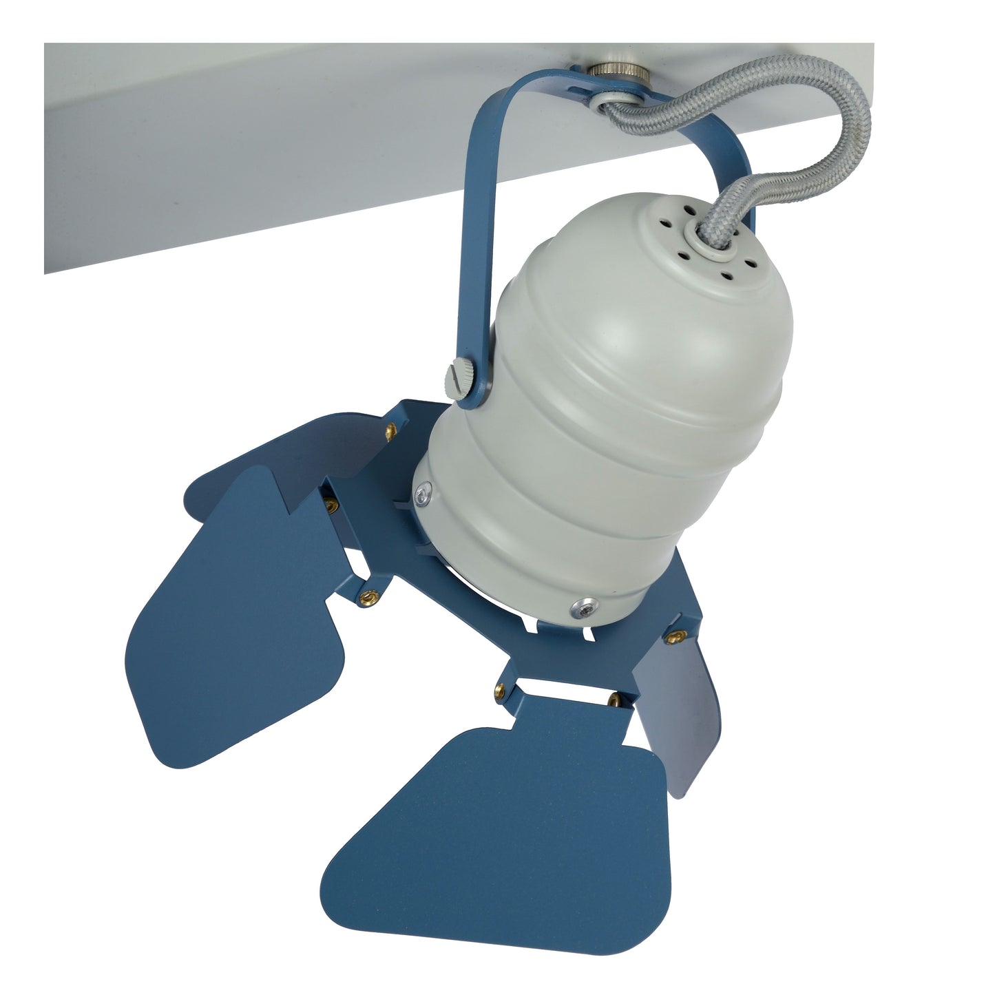 Lucide PICTO - Ceiling spotlight Children - 2xGU10 - Blue