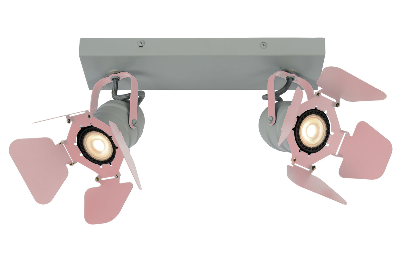 Lucide PICTO - Ceiling spotlight Children - 2xGU10 - Pink