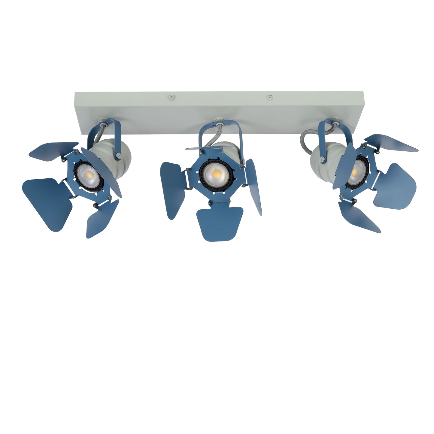 Lucide PICTO - Ceiling spotlight Children - 3xGU10 - Blue