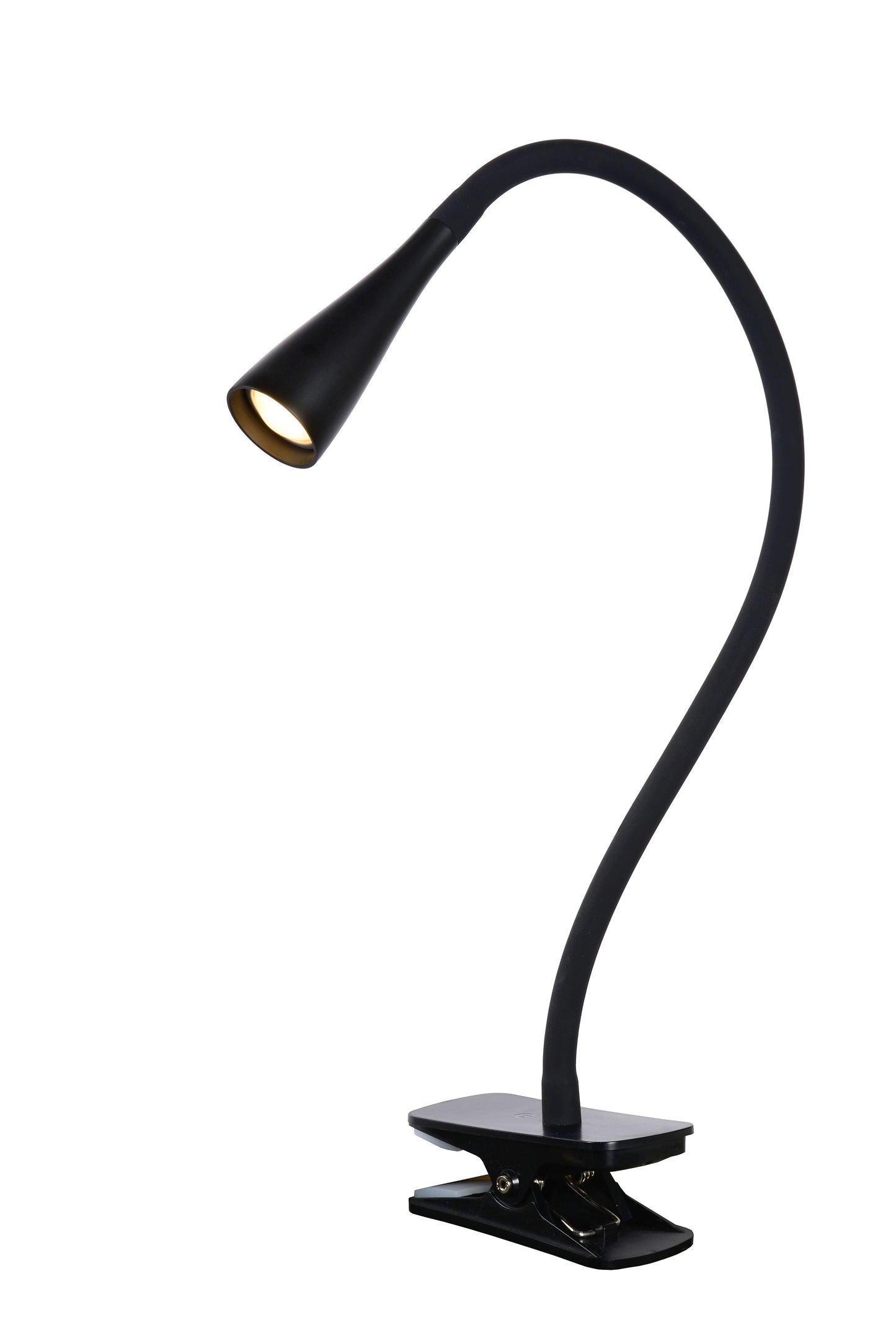 Lucide ZOZY - Clamp lamp - LED Dim. - 1x4W 3000K - 3 StepDim - Black