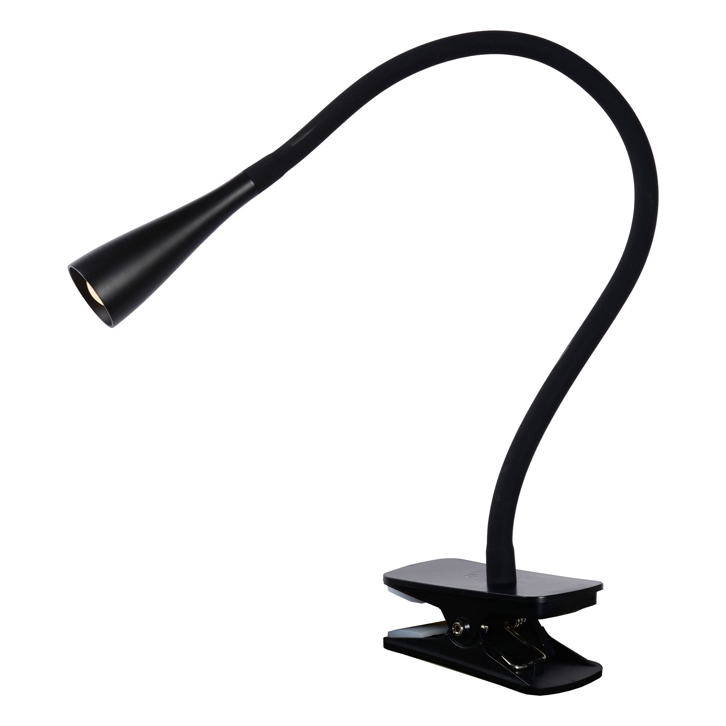 Lucide ZOZY - Clamp lamp - LED Dim. - 1x4W 3000K - 3 StepDim - Black