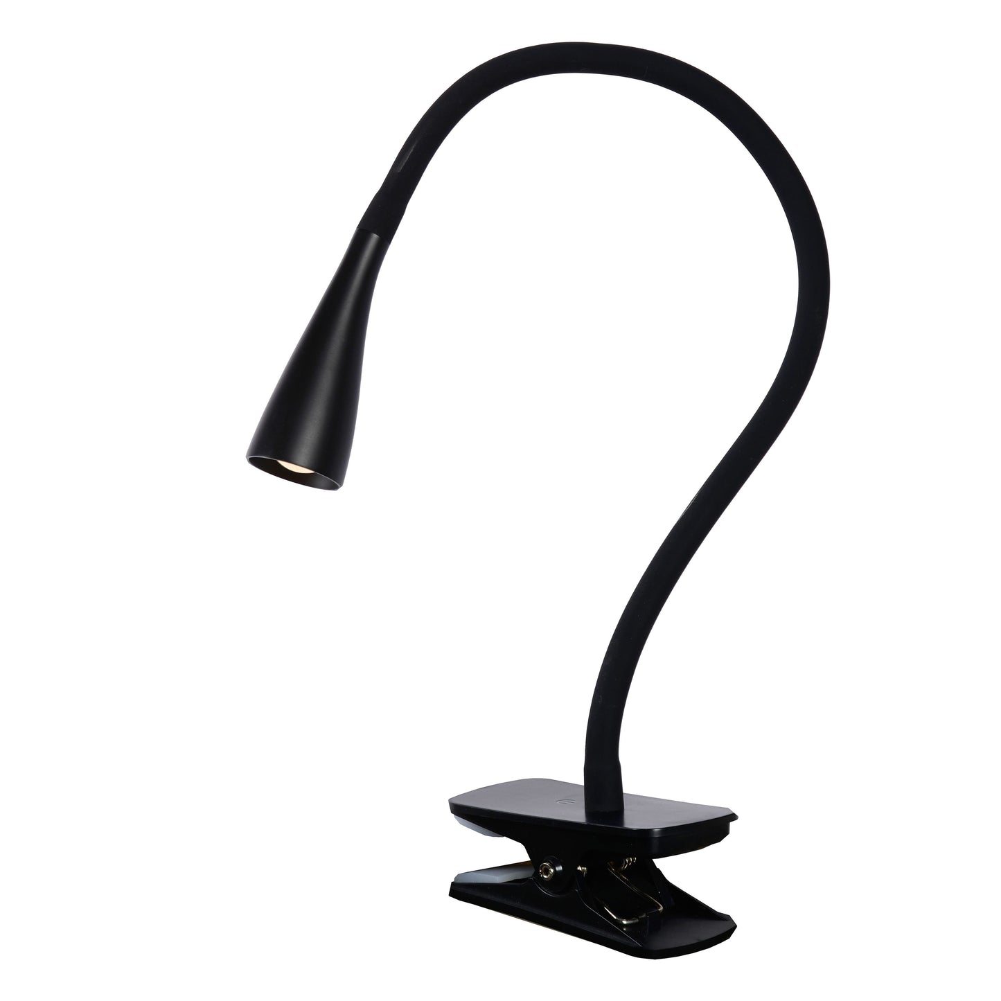 Lucide ZOZY - Clamp lamp - LED Dim. - 1x4W 3000K - 3 StepDim - Black