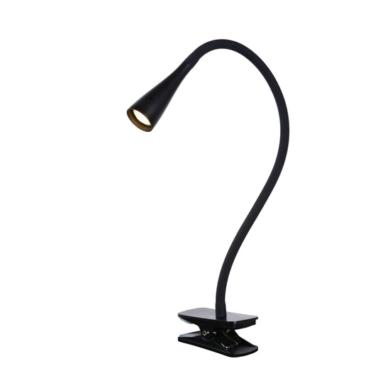 Lucide ZOZY - Clamp lamp - LED Dim. - 1x4W 3000K - 3 StepDim - Black