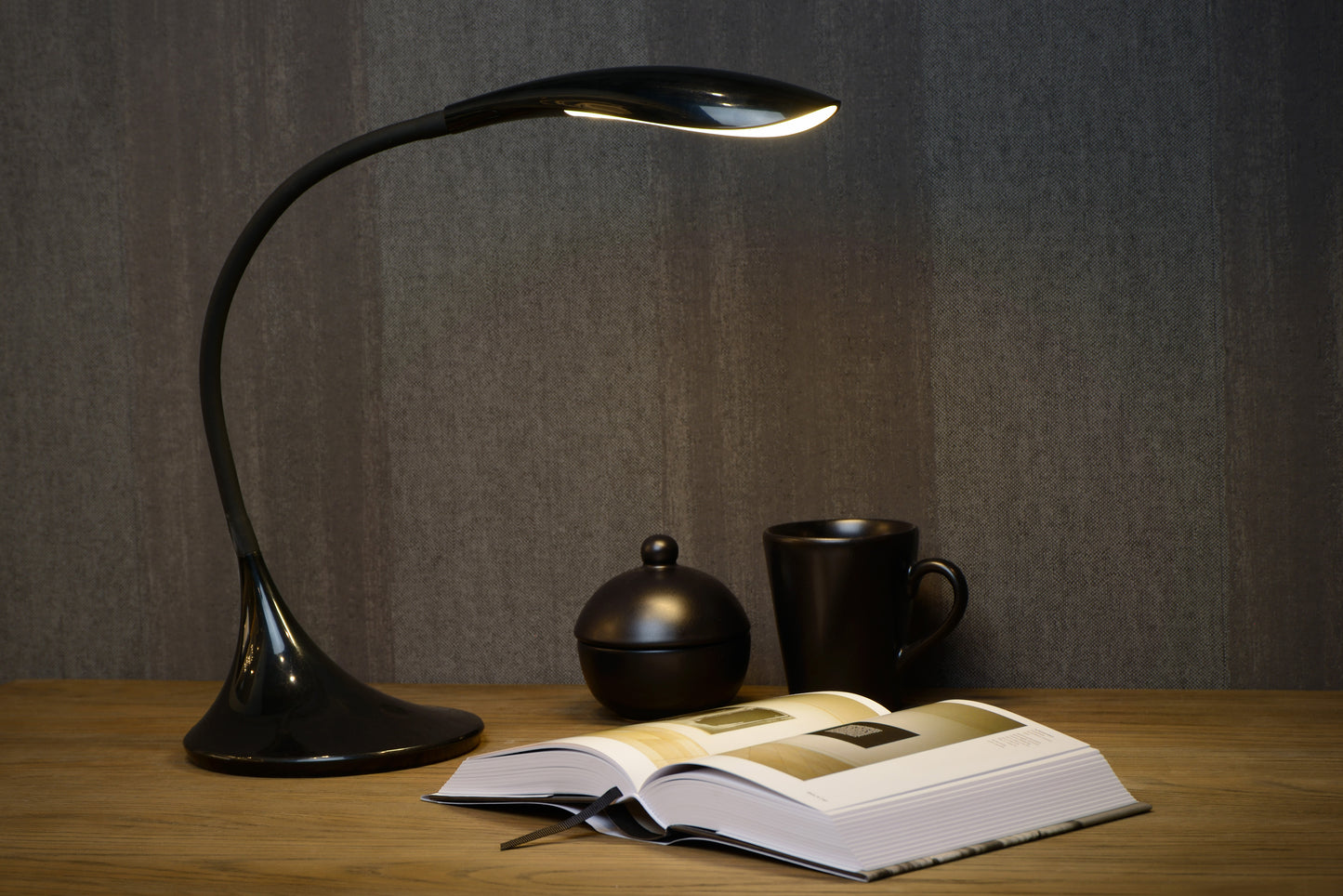 Lucide EMIL - Desk lamp - LED Dim. - 1x4,5W 3000K - Black