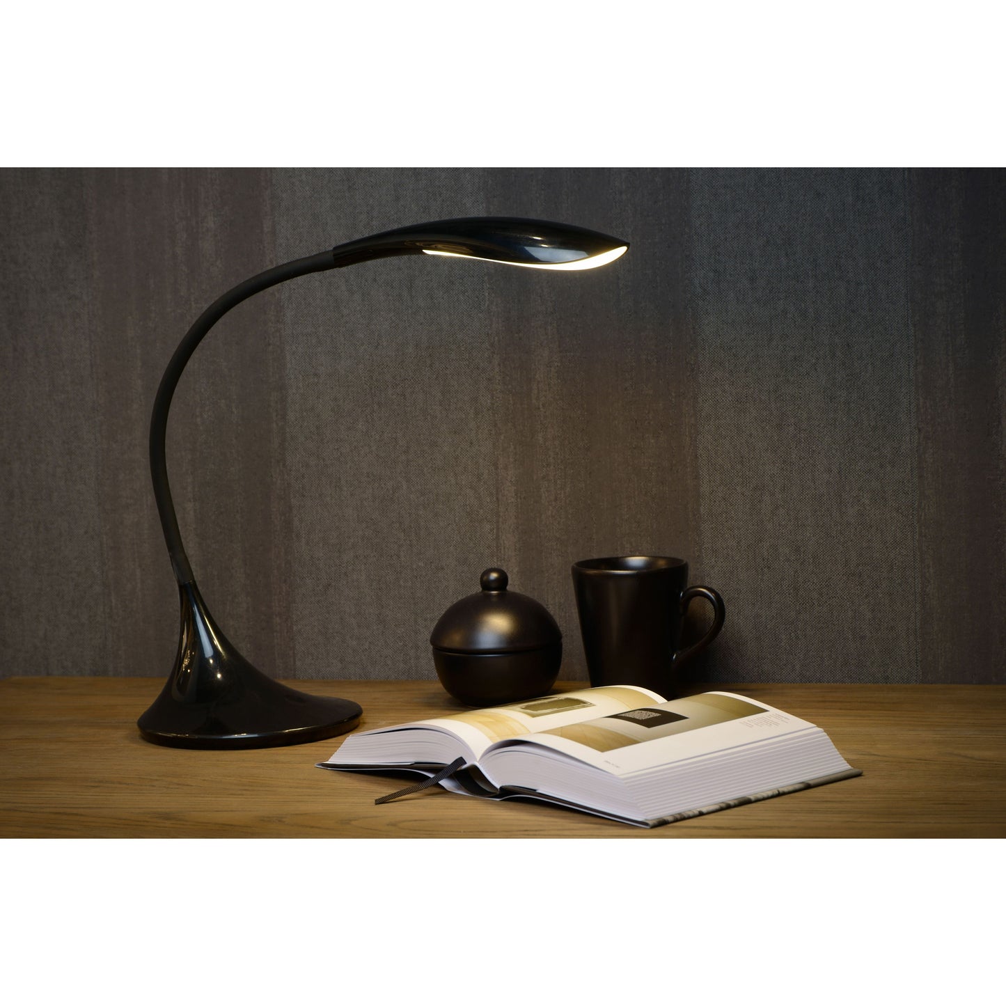 Lucide EMIL - Desk lamp - LED Dim. - 1x4,5W 3000K - Black