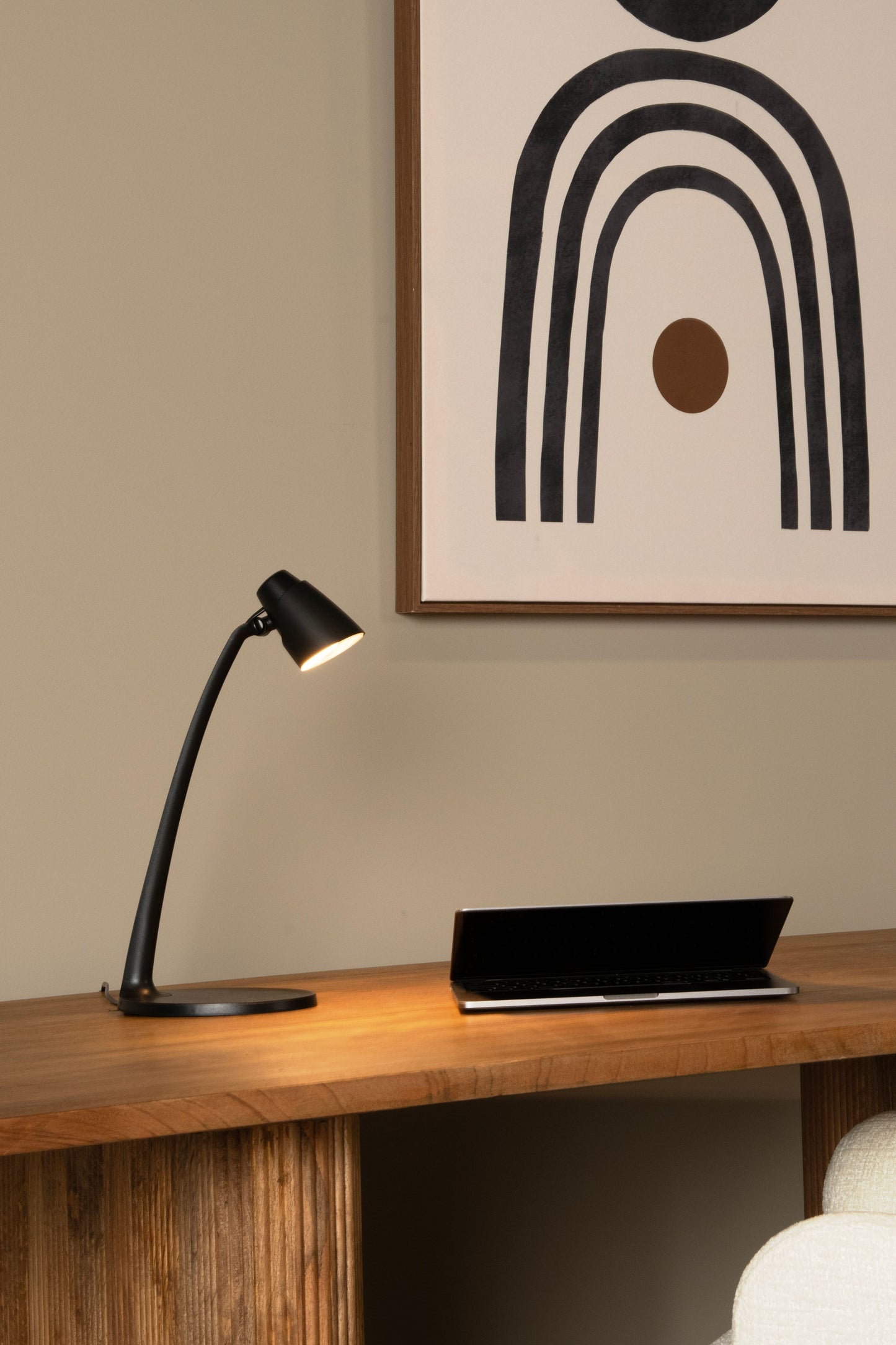 Lucide LUDO - Desk lamp - LED - 1x4,5W 3000K - Black