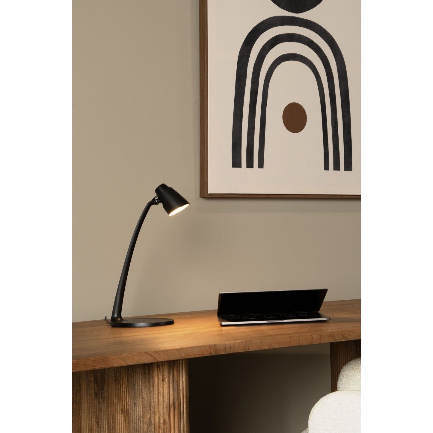 Lucide LUDO - Desk lamp - LED - 1x4,5W 3000K - Black