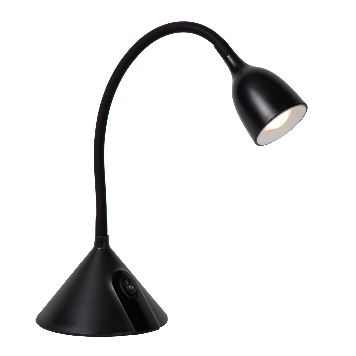 Lucide MILO - Desk lamp - Ø 12,8 cm - LED - 1x3,2W 3000K - Black