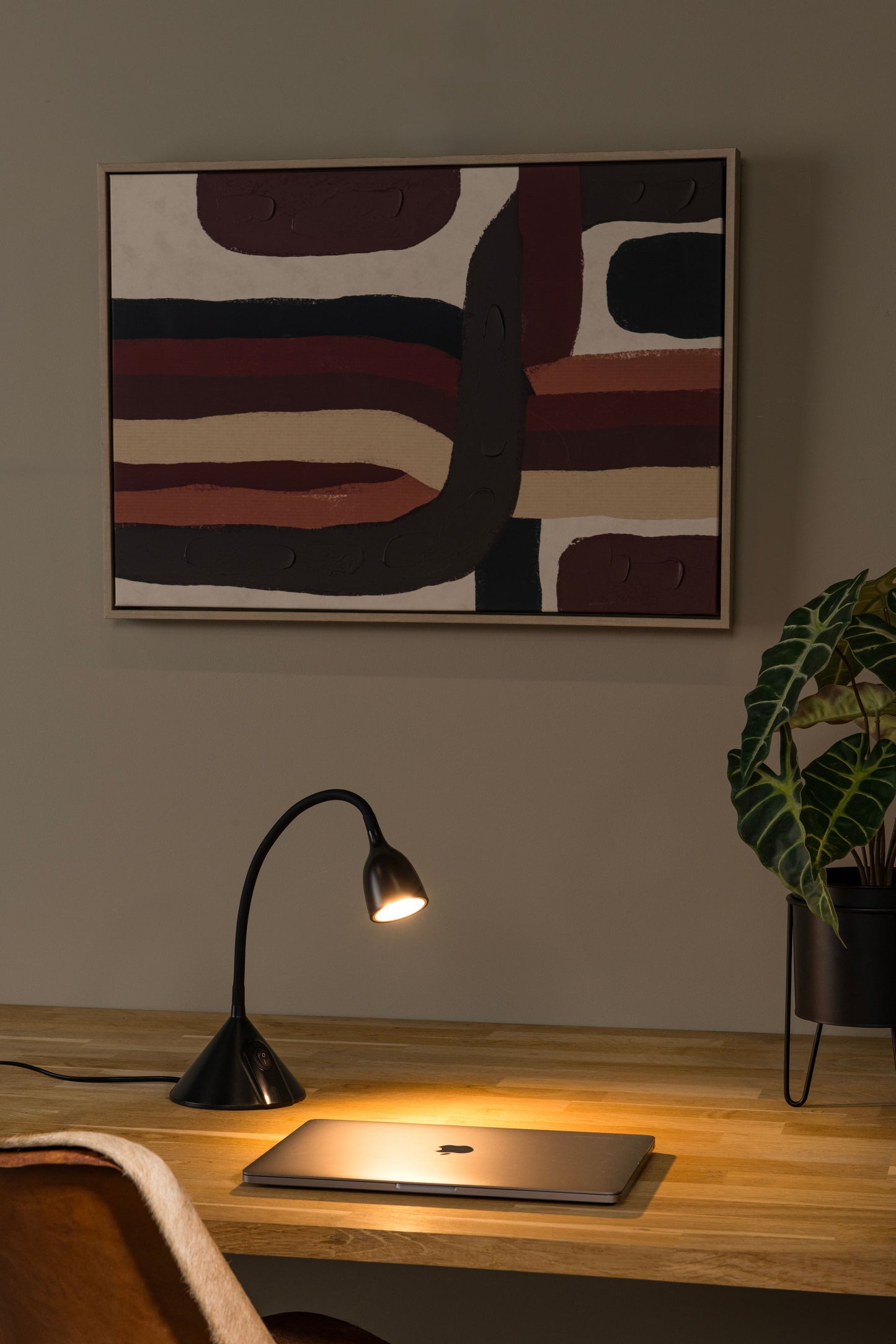 Lucide MILO - Desk lamp - Ø 12,8 cm - LED - 1x3,2W 3000K - Black