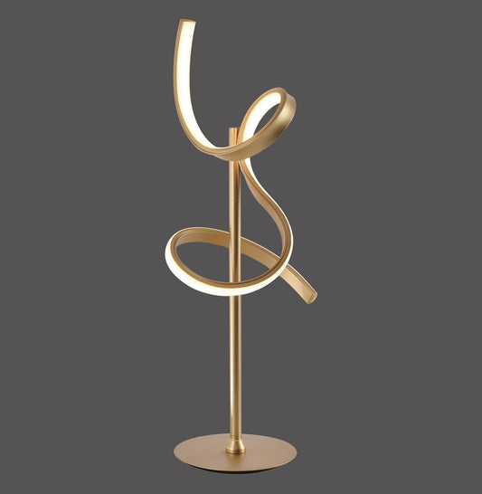 Curls - Table Lamp - Brass Matt - By Just Light - (19030-60)