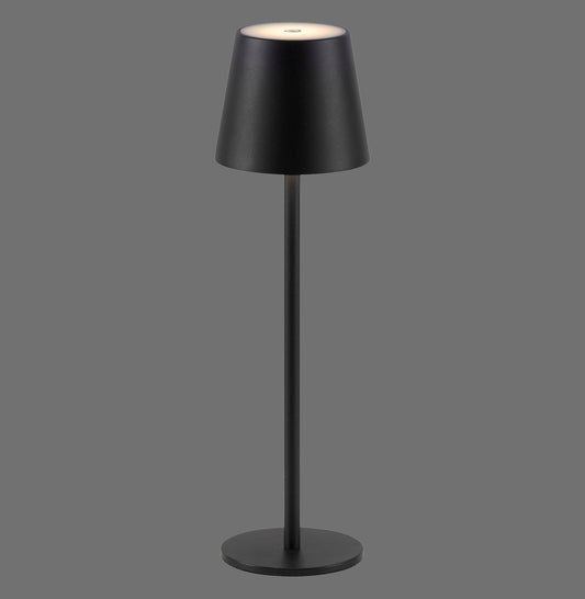 Euria - Table Lamp - Black - By Just Light - (19250-18)