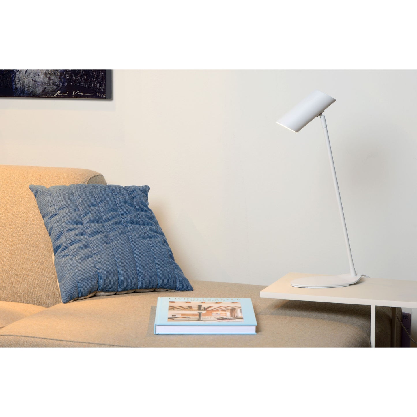 Lucide HESTER - Desk lamp - 1xGU10 - White