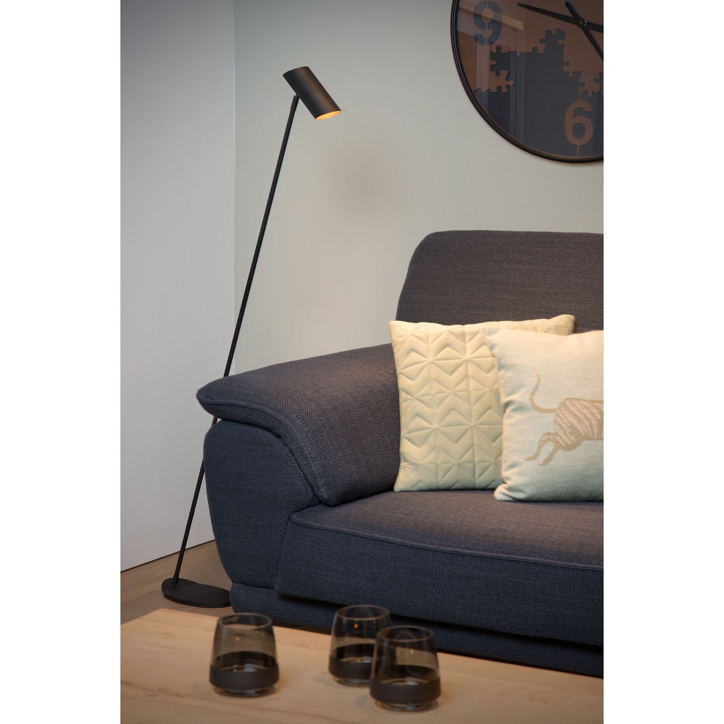 Lucide HESTER - Floor reading lamp - 1xGU10 - Anthracite