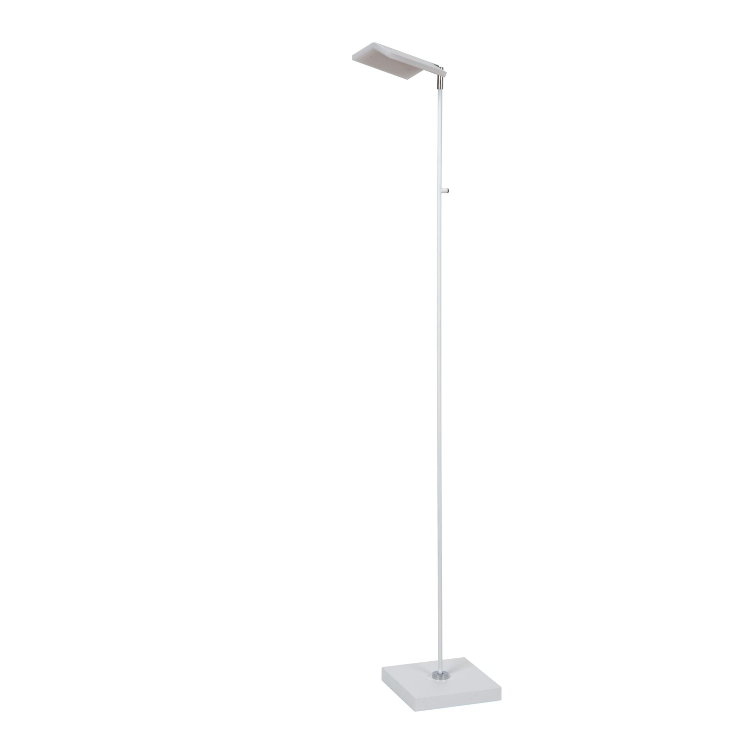Lucide AARON - Floor reading lamp - LED Dim to warm - 1x12W 2700K/4000K - White