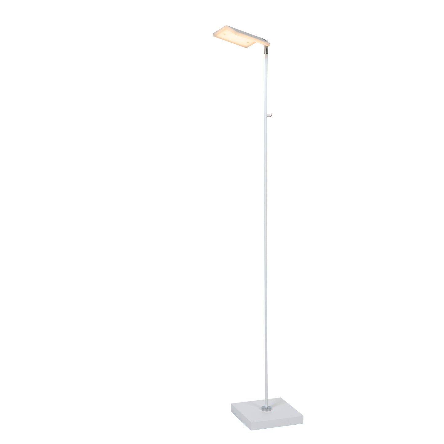 Lucide AARON - Floor reading lamp - LED Dim to warm - 1x12W 2700K/4000K - White