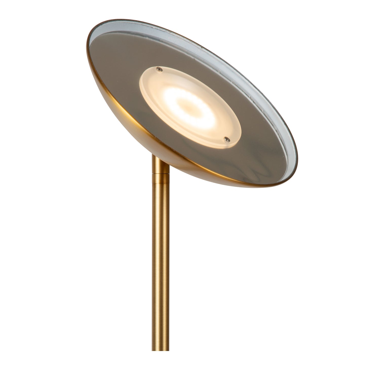 Lucide ZENITH - Floor lamp - LED Dim. - 1x20W 3000K - Matt Gold / Brass