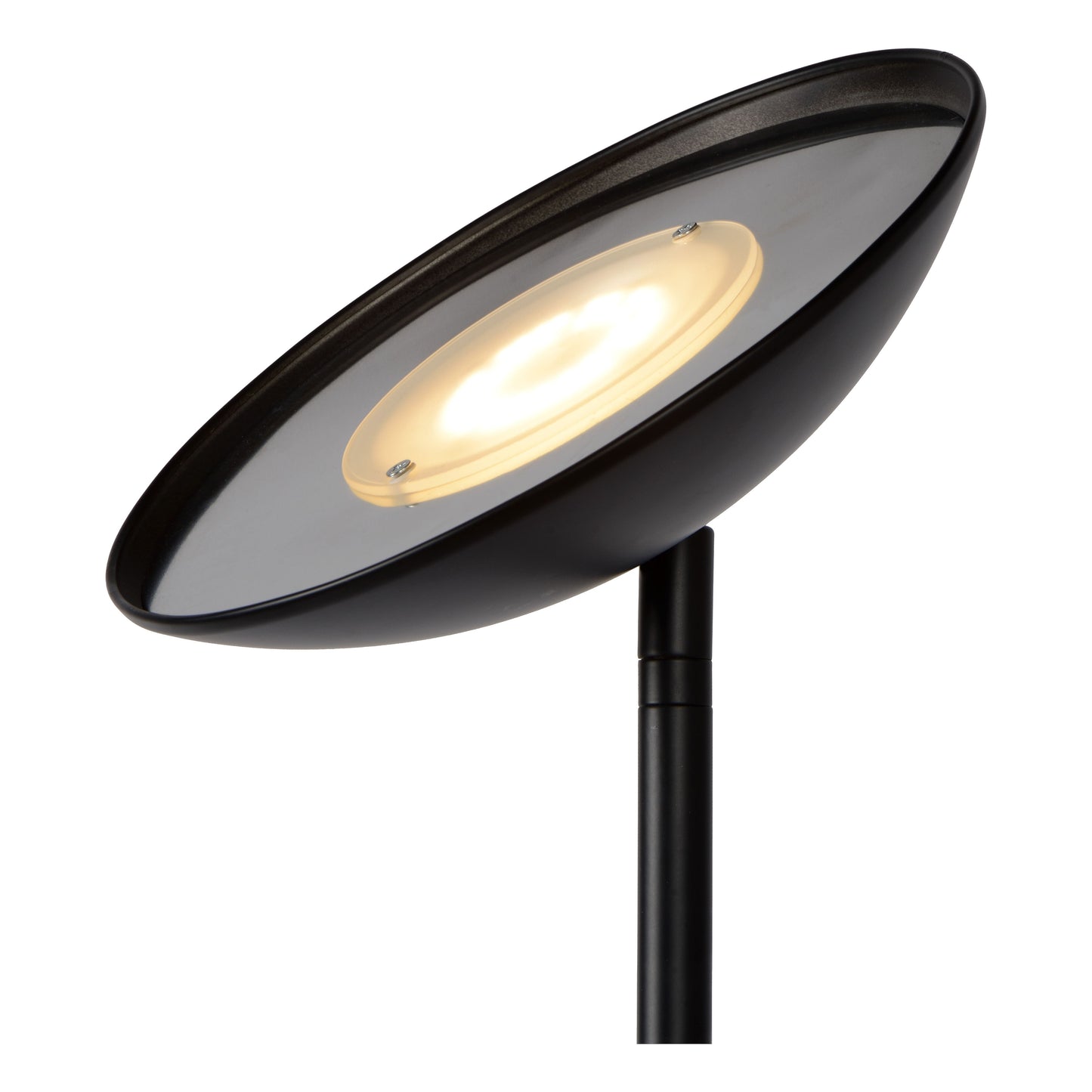 Lucide ZENITH - Floor reading lamp - LED Dim. - 3000K - Black